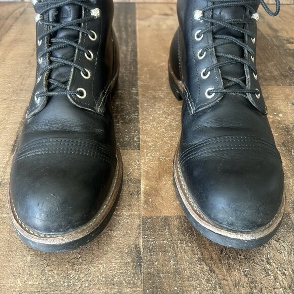 Red Wing 8114 Iron Ranger Leather Work Boots Mens 8.5 D - Picture 11 of 12